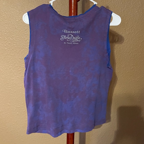Vintage Purple Harley Davidson Sleeveless Shirt XL - Picture 5 of 9